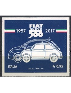 ITALY 2017 Fiat new 500 MNH**