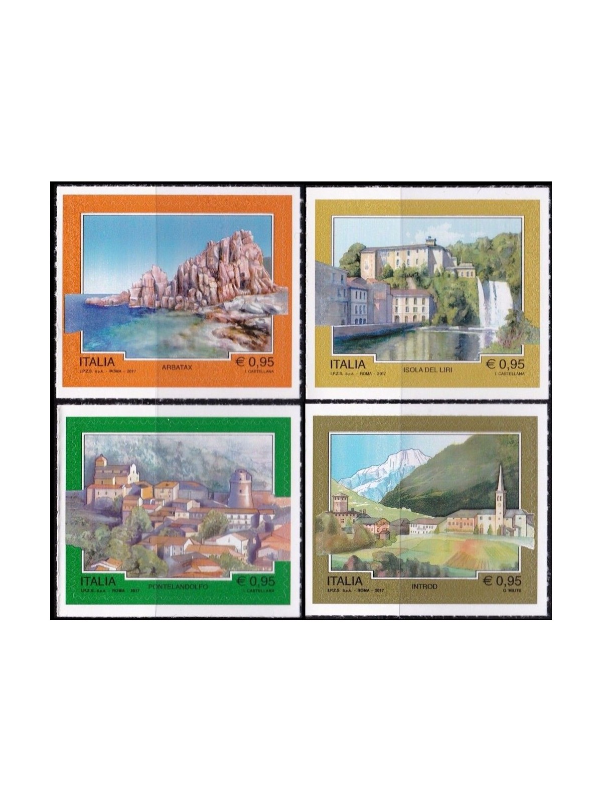 ITALY 2017 Tourism 4v MNH**
