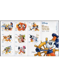 ITALY 2017 Mickey Mouse s/s MNH**