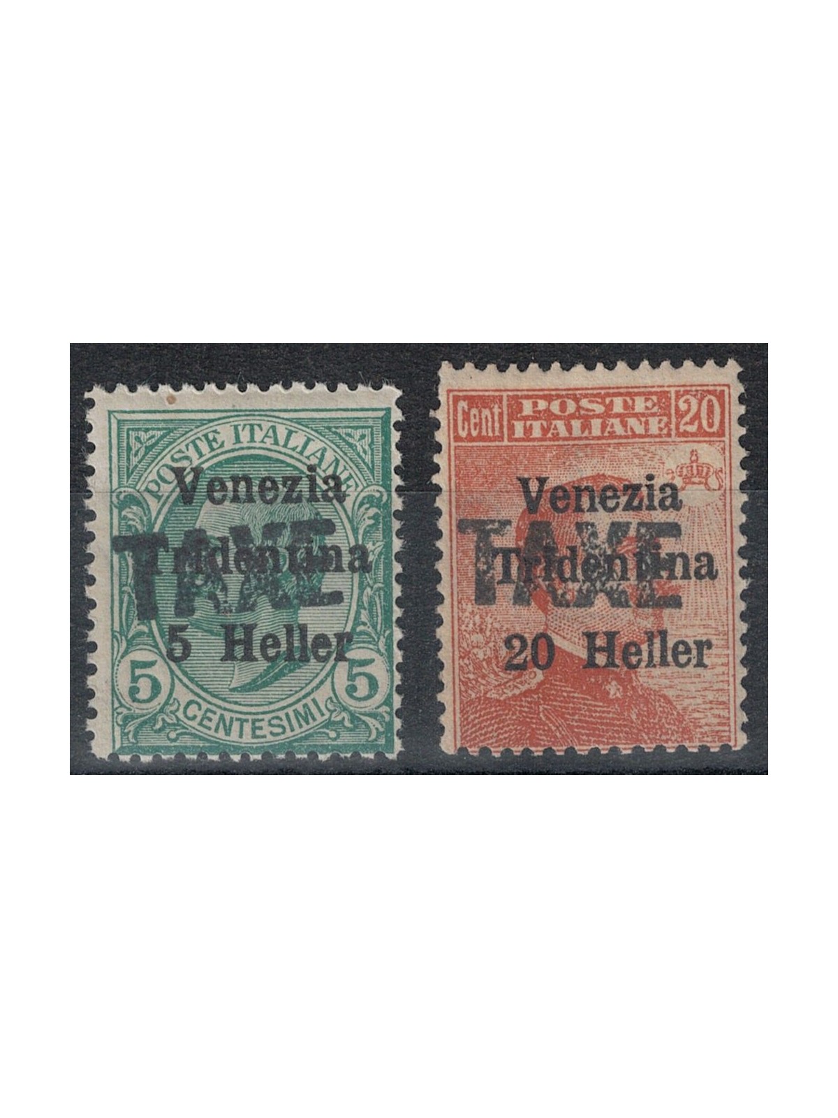 TRENTINO (BZ3) 1918-19 Venezia Tridentina overprint TAXE 2v MNH** ©