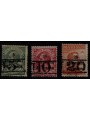 TRENTINO (BZ3) 1918-19 Trento and Trieste (T with number) 3v us ©