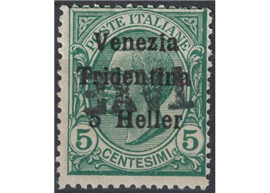 TRENTINO (BZ3) 1918-19 Venezia Tridentina Variety 5h (TAXE upside down) MNH** ©