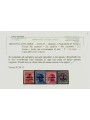 TRENTINO (BZ1) 1918-19 Trento e Trieste (T in rosso) 8v MH* ©