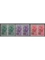 AOSTA 1945 Fratelli Bandiera soprastampati 6v MNH** ©