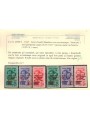 AOSTA 1945 Varietà Fratelli Bandiera (soprastampa fort. spostata) 6v MNH** ©