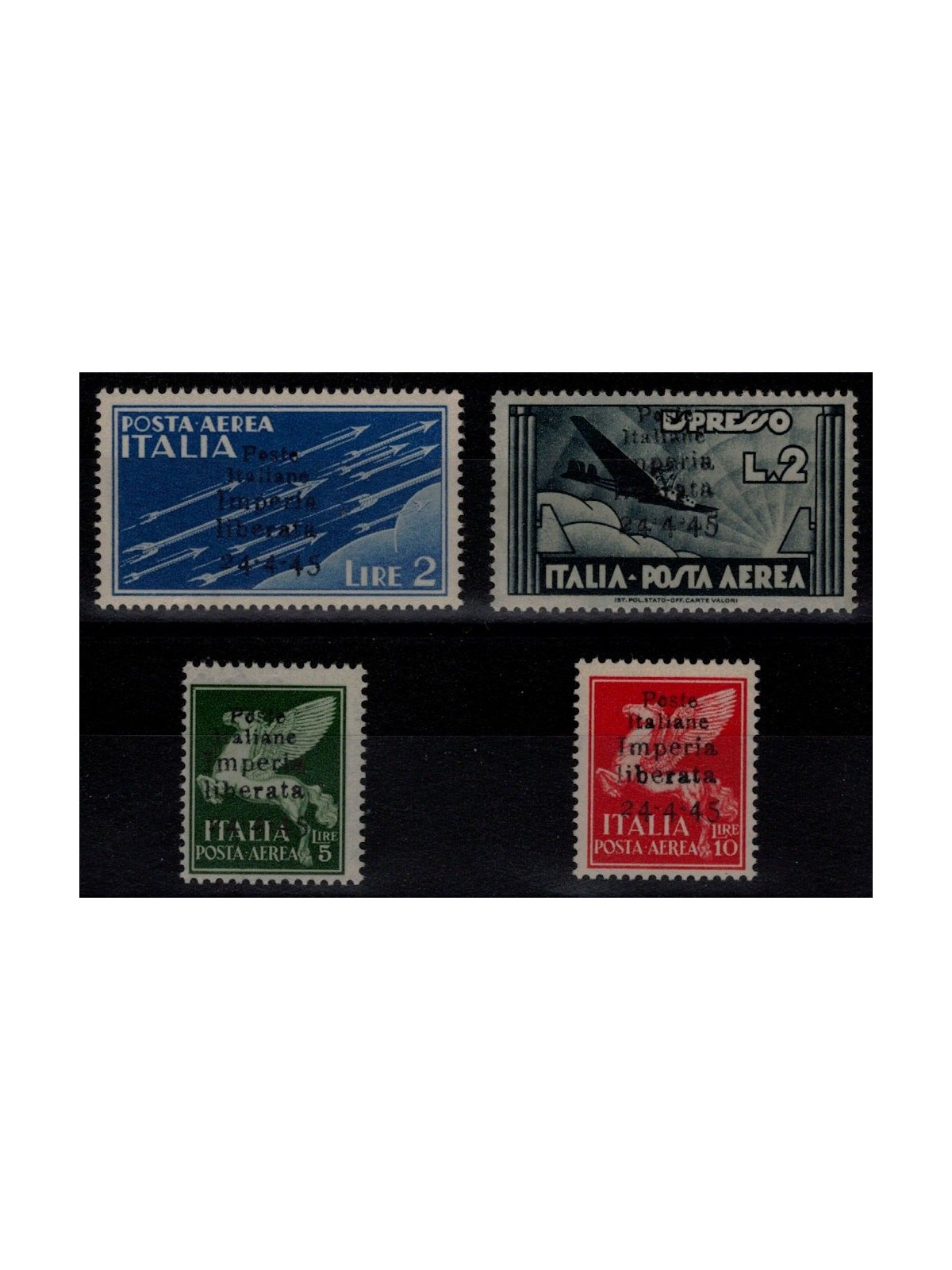 IMPERIA 1945 Posta aerea 4v MNH** ©