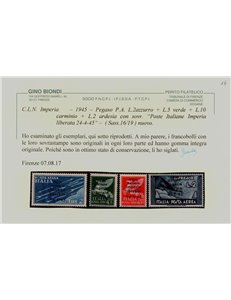IMPERIA 1945 Posta aerea 4v MNH** ©