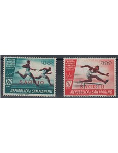 SAN MARINO 1955 Sports Stamp (Example) 2v MNH**