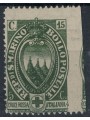SAN MARINO 1923 Variety 15c Red Cross (nd on right) MNH** ©