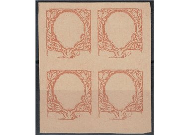 ITALY KINGDOM 1926 Floral £2.50 Frame Proof (block of four) MNG ©