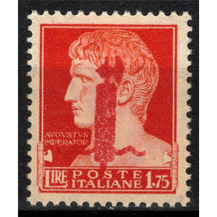 ITALIA RSI 1944 Saggio 1,75£ Imperiale (soprast. fascio in rosso) MNH** ©