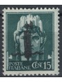 ITALY RSI 1944 Imperial 15c Sample (black bundle overlay) MNH** ©
