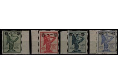 ITALY KINGDOM 1924 Victory overprinted (without watermark) 4v MNH** ©