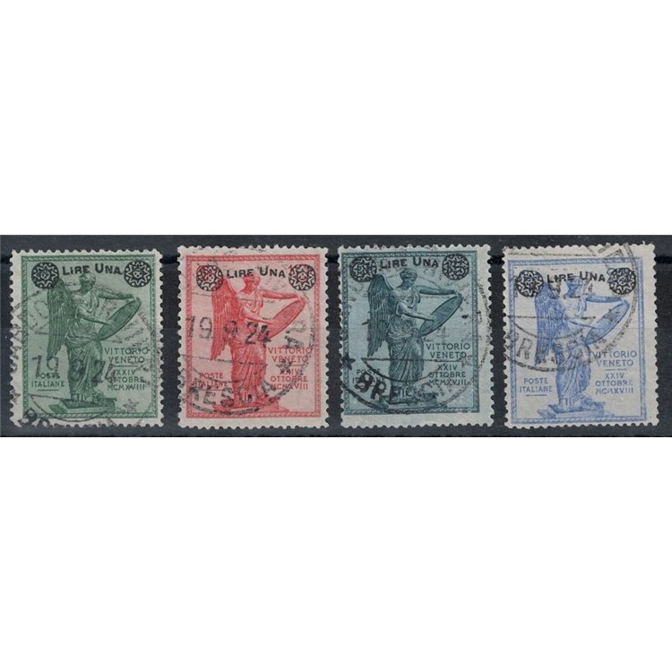 ITALIA REGNO 1924 Vittoria soprastampati 4v us ©