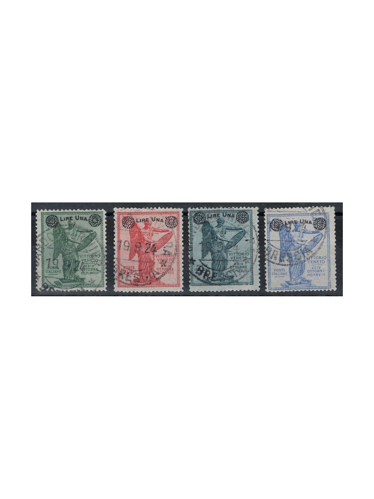 ITALIA REGNO 1924 Vittoria soprastampati 4v us ©