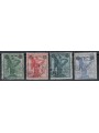 ITALY KINGDOM 1924 Victory overprinted 4v us ©