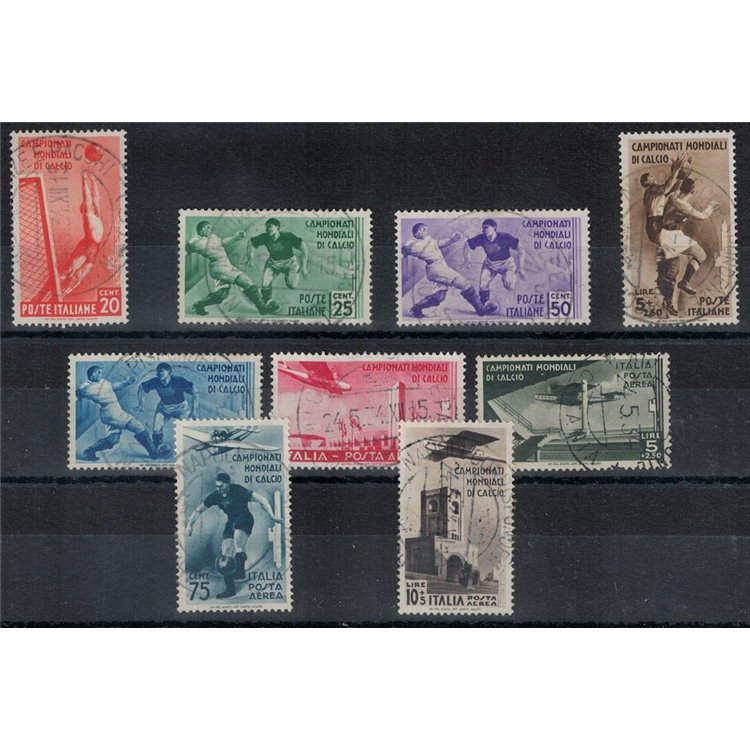 ITALIA REGNO 1934 Campionato di calcio 9v us ©