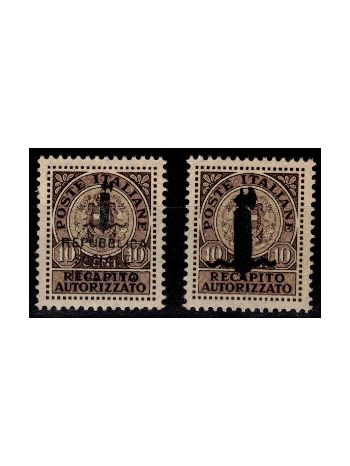 ITALY RSI 1944 Authorized delivery (not issued) 2v MNH** ©