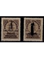 ITALIA RSI 1944 Recapito autorizzato (non emessi) 2v MNH** ©