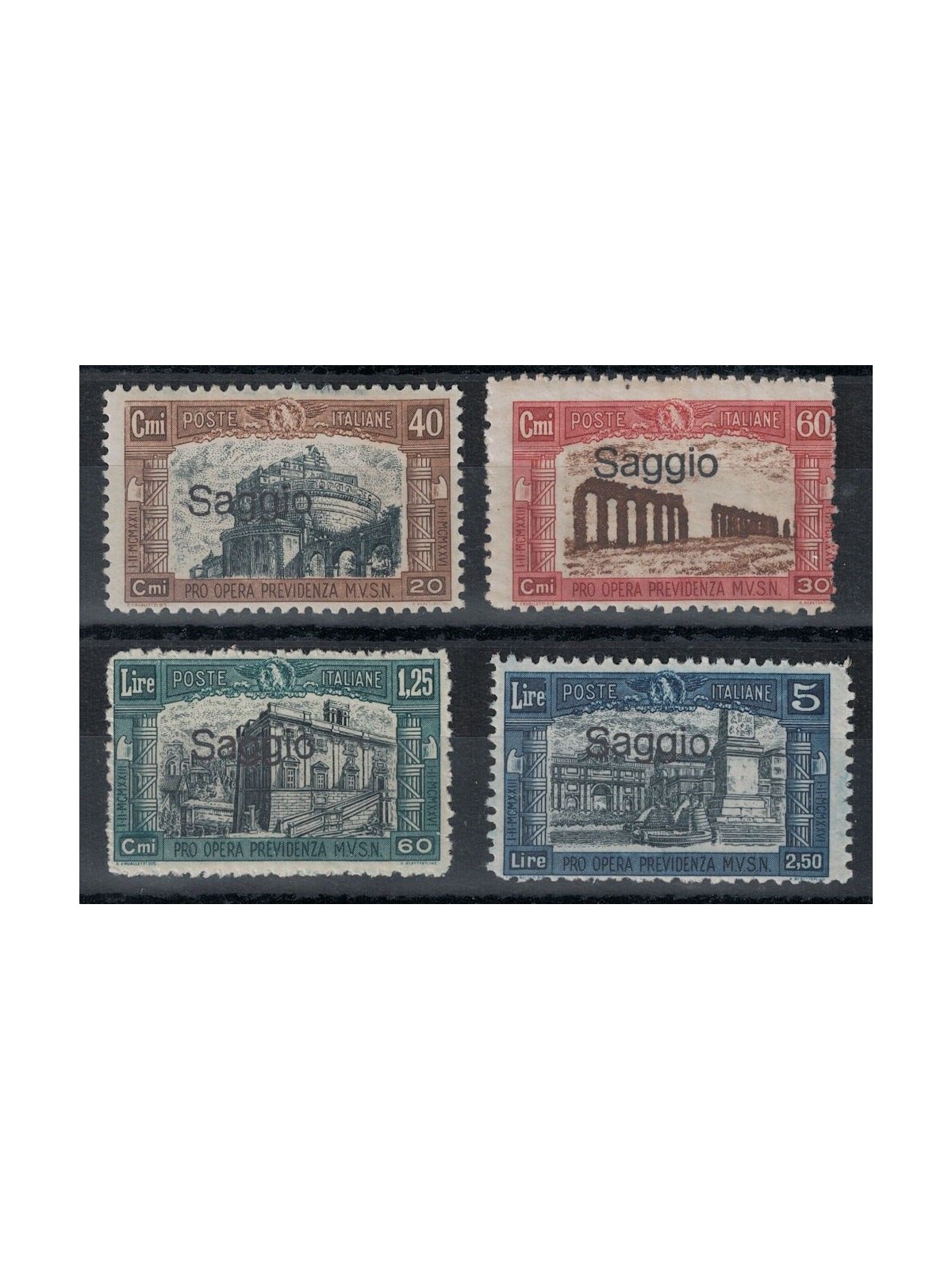 ITALY KINGDOM 1926 Militia I (ESSAY) 4v MNH**