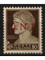 ITALIA RSI 1944 Varietà 10c Imperiale GNR (errore colore soprast.) MNH** ©