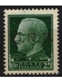ITALY RSI 1944 Variety 25c Imperial GNR (color error overprint) MNH** ©