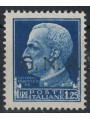 ITALY RSI 1944 Variety 1.25£ Imperial GNR (color error overprint) MNH** ©