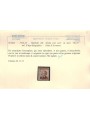 ITALIA REGNO 1922-23 BLP 40c bruno (soprast. in nero) MH* ©