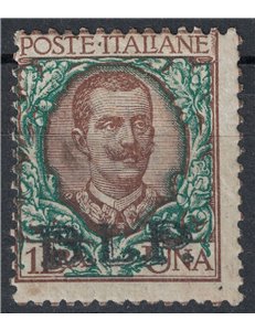 ITALY KINGDOM 1922-23 BLP 1£ brown and green MH* ©
