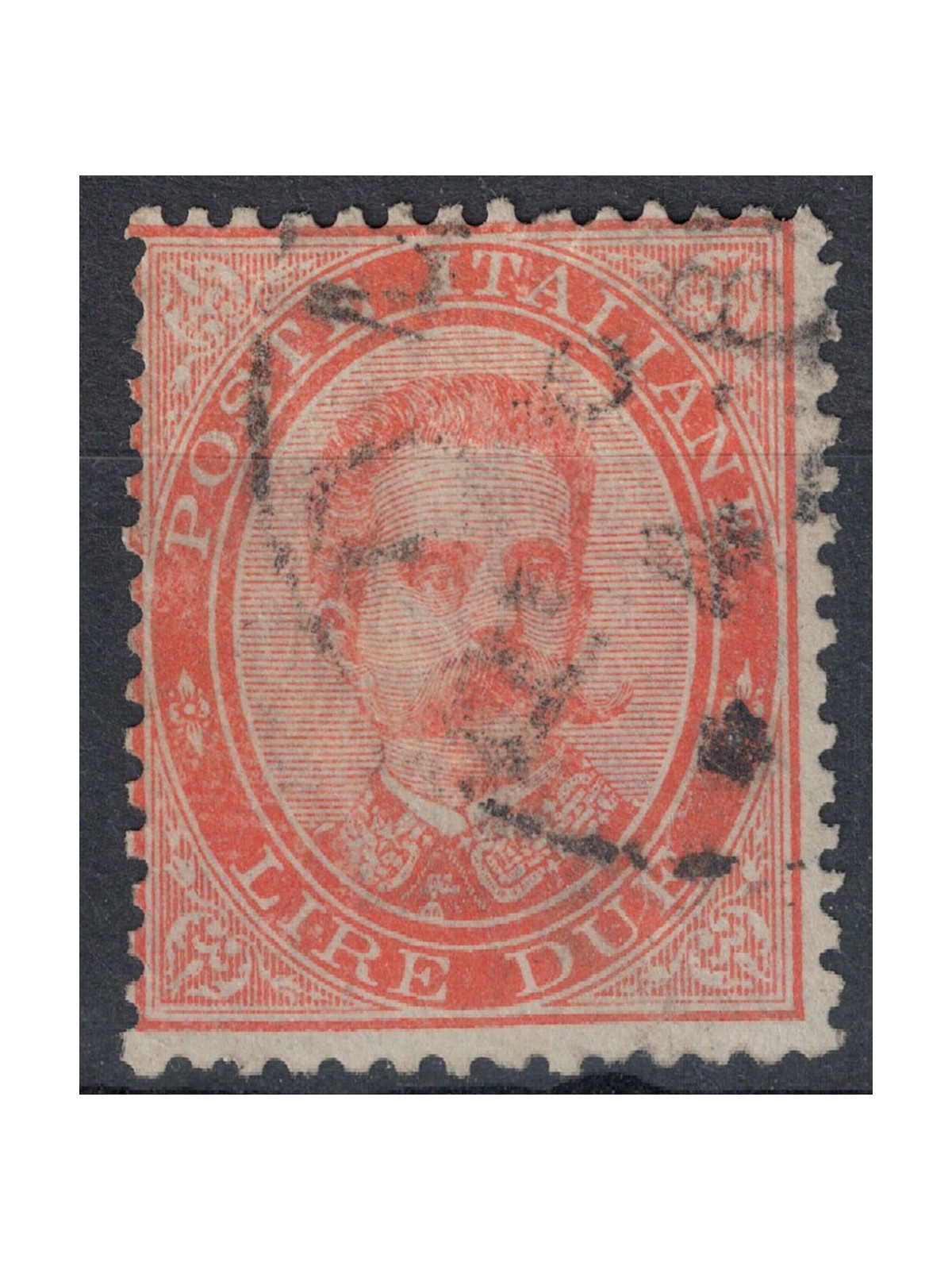 ITALY KINGDOM 1879 Umberto I £2 vermilion us ©