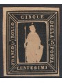 ITALY KINGDOM 1862 Thermignon 5c black sample (facsimile) MNG ©