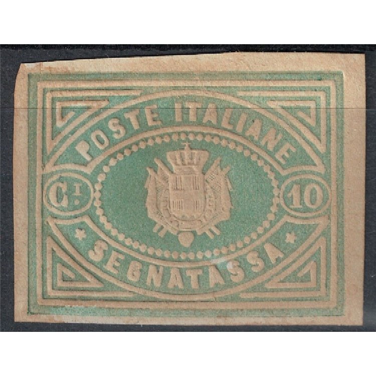 ITALY KINGDOM 1864 Essay Joseph King 10c green (Postage Due) MNG ©