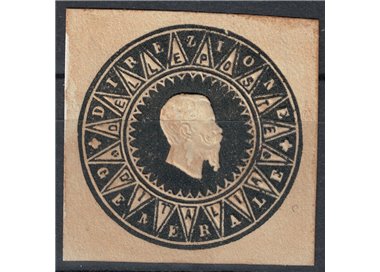 ITALIA REGNO 1864 Saggio Giuseppe Re (Ristampa) Effigie Vitt. Em. II MNG ©