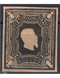 ITALY KINGDOM 1864 Essay Joseph King (Reprint) £2 black MNG ©