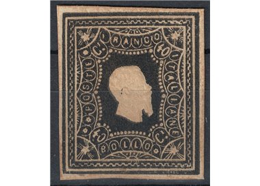 ITALY KINGDOM 1864 Essay Joseph King (Reprint) 40c black MNG ©