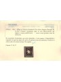 ITALIA REGNO 1864 Saggio Giuseppe Re (Ristampa) 5c nero MNG ©
