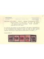 TRENTINO (BZ3) 1918-19 Trento e Trieste soprast. TAXE 5v MH* ©