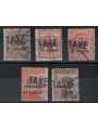 TRENTINO (BZ3) 1918-19 Trento and Trieste overprinted TAXE 5v us ©