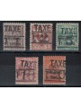 TRENTINO (BZ3) 1918-19 Trento e Trieste (TAXE + T con cifra) 5v MNH** ©