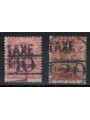 TRENTINO (BZ3) 1918-19 Trento and Trieste (TAXE + T with number) 2v us ©