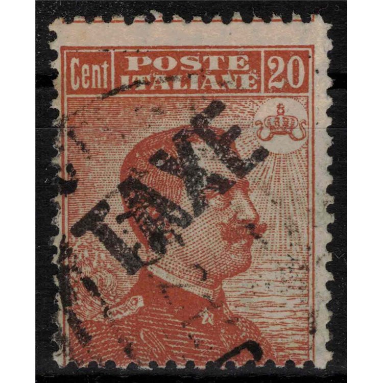 TRENTINO (BZ3) 1918-19 Michetti 20c orange (TAXE oblique) us ©