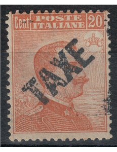 TRENTINO (BZ3) 1918-19 Michetti 20c arancio (TAXE obliqua) MH* ©