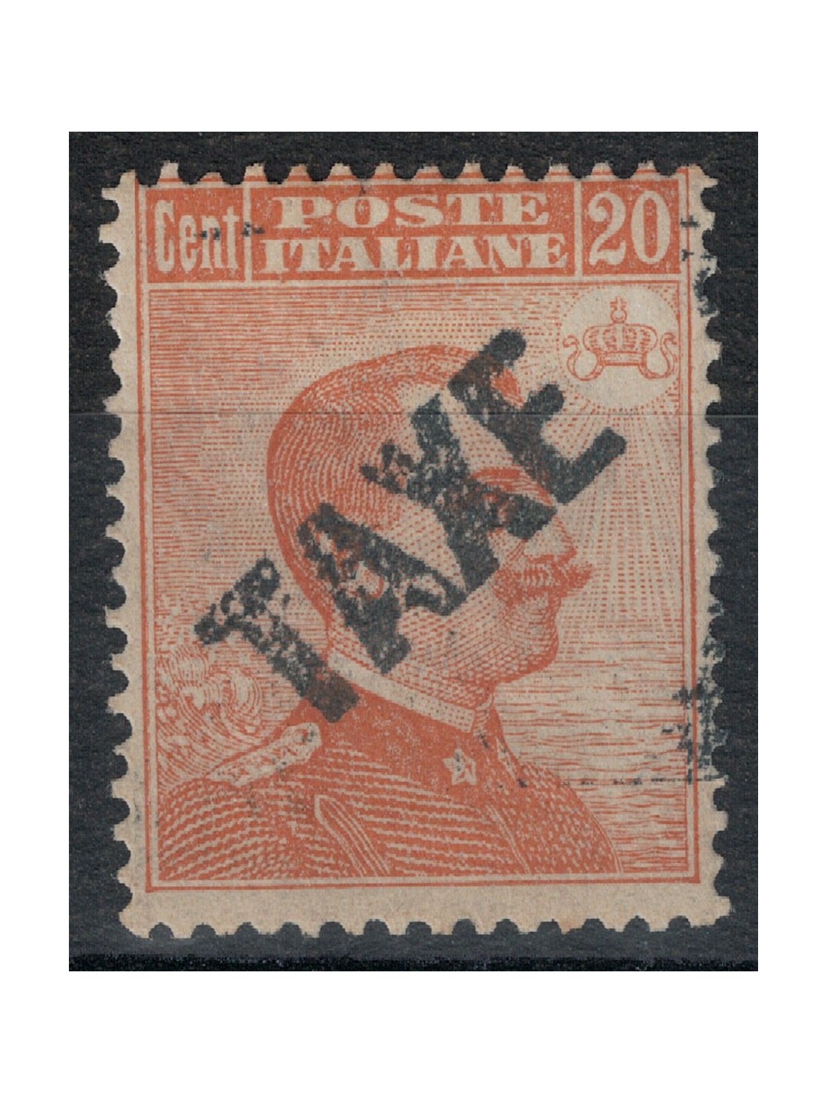 TRENTINO (BZ3) 1918-19 Michetti 20c arancio (TAXE obliqua) MH* ©