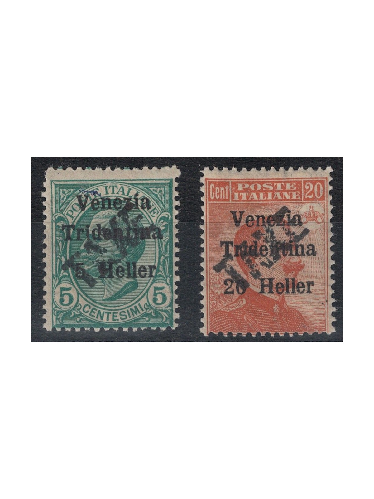 TRENTINO (BZ3) 1918-19 Venezia Tridentina (TAXE oblique) 2v MNH** ©