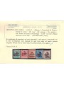 TRENTINO (BZ3) 1918-19 Trento e Trieste (TAXE obliqua in rosso) 5v MH* ©