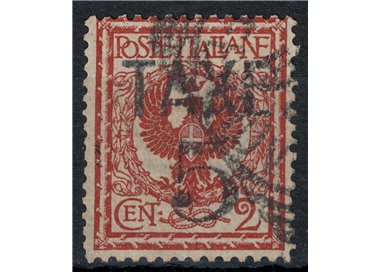 TRENTINO (BZ3) 1918-19 Floreale 2c (TAXE e cifre orizz.) us ©