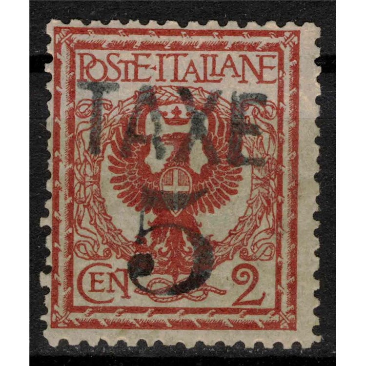 TRENTINO (BZ3) 1918-19 Floral 2c (TAXE and horizontal figures) MH* ©