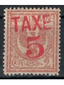 TRENTINO (BZ3) 1918-19 Floral 2c (TAXE and horizontal figures in red) MH* ©