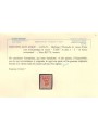 TRENTINO (BZ3) 1918-19 Floreale 2c (TAXE e cifre orizz. in rosso) MH* ©