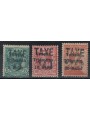 TRENTINO (BZ3) 1918-19 Venezia Tridentina (TAXE e cifre orizz.) 3v MNH** ©